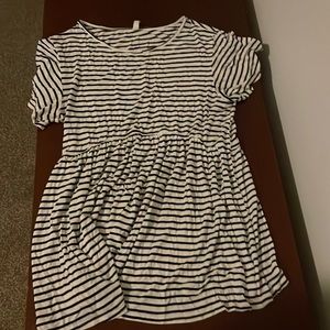 Stripped baby doll t-shirt